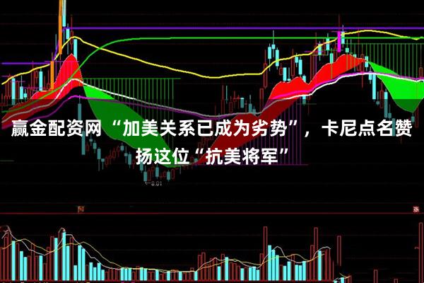 赢金配资网 “加美关系已成为劣势”，卡尼点名赞扬这位“抗美将军”